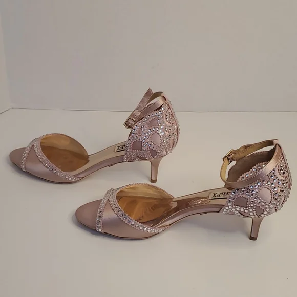 Badgley Mischka jeweled Gillian heels size 7.5 - Picture 4 of 15